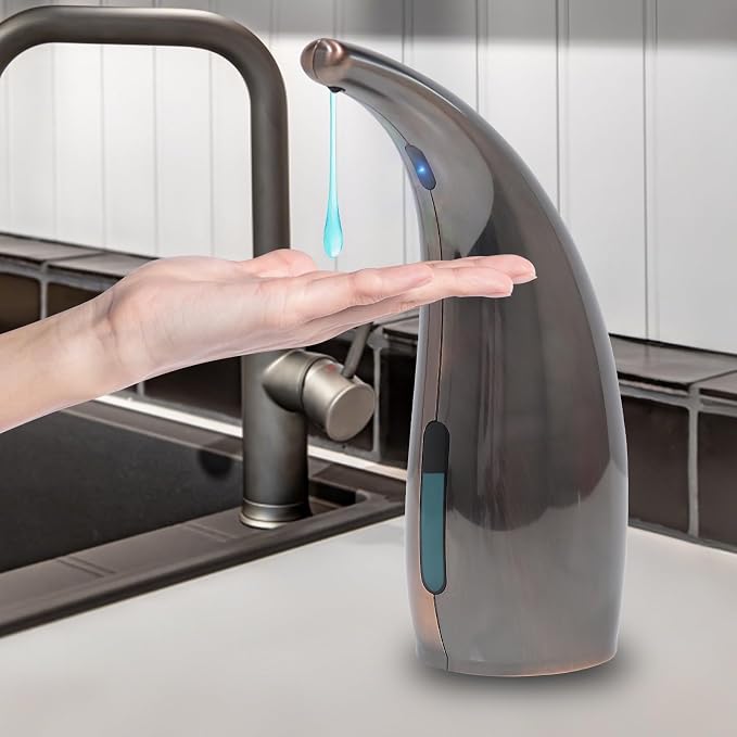 Automatic Liquid Soap Dispenser, 300ML Touchless 4 Gear Adjustable, Countertop by summontheelves