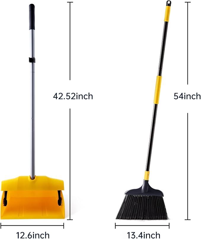 Yocada Commercial Broom and Dustpan Set - Image 4