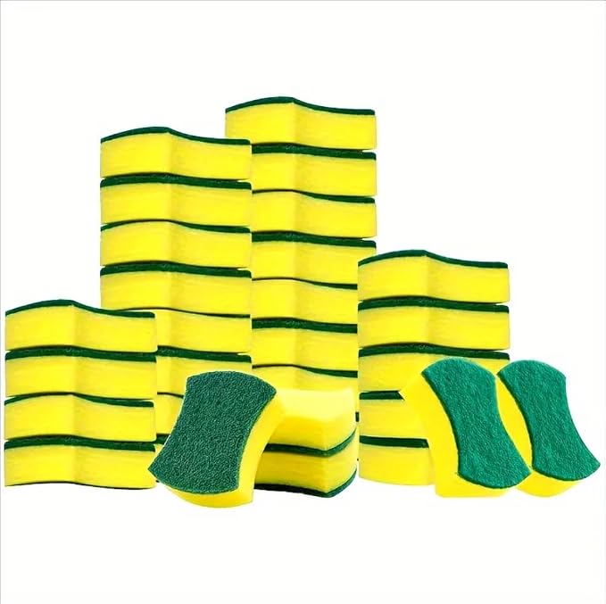 20-Piece Heavy-Duty Kitchen Sponges, Scratch-Free, High-Performance by NONSTOP