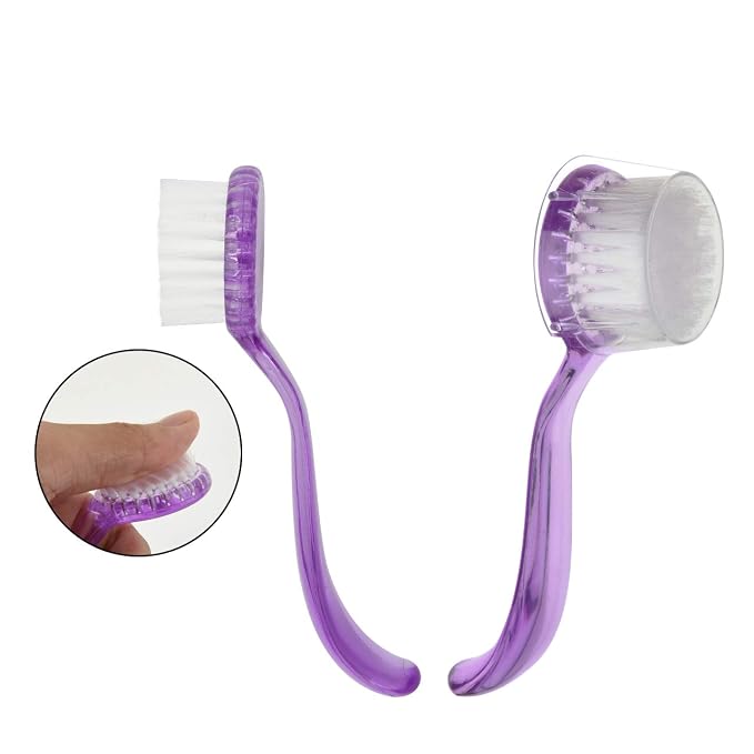 CM Pack of 4 Nail Brushes Manicure Fingernail Scrubbing Cleaning Brushes - Image 5
