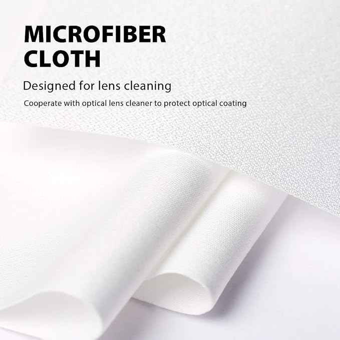 VSGO 20pcs Microfiber Camera Cleaning Cloths, Durable Double-Sided Lens Cloths - Image 2