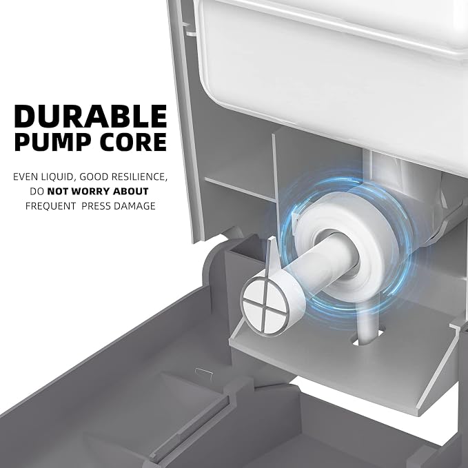 Soap Dispenser Wall Mount Adhesive Commercial Soap Dispenser 800ml No Drill - Image 5