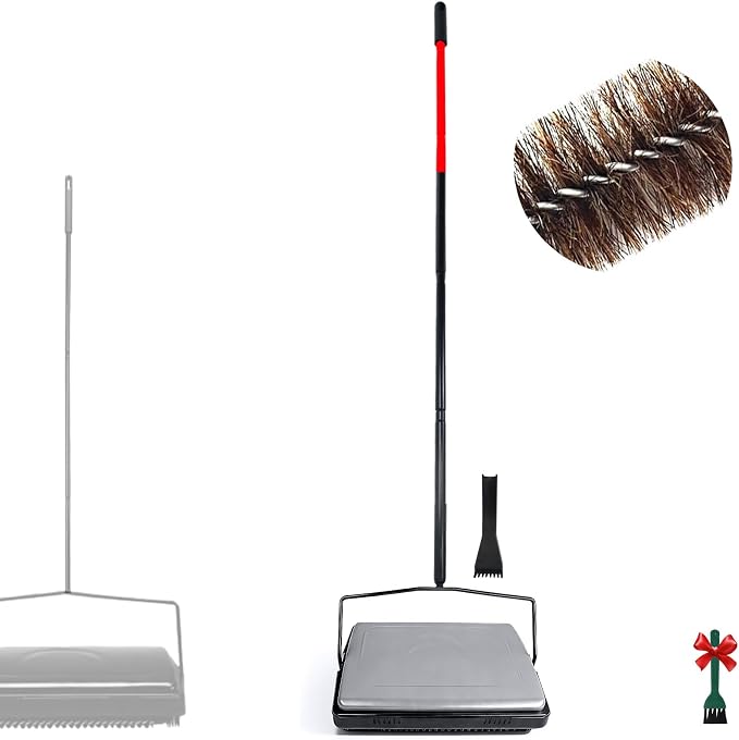 EZ SPARES Quiet Carpet Sweeper, Floor Sweeper by EZSPARES