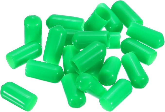 uxcell 20pcs Rubber End Caps 7mm ID Vinyl PVC Round Tube Bolt Cap Cover Screw - Image 4