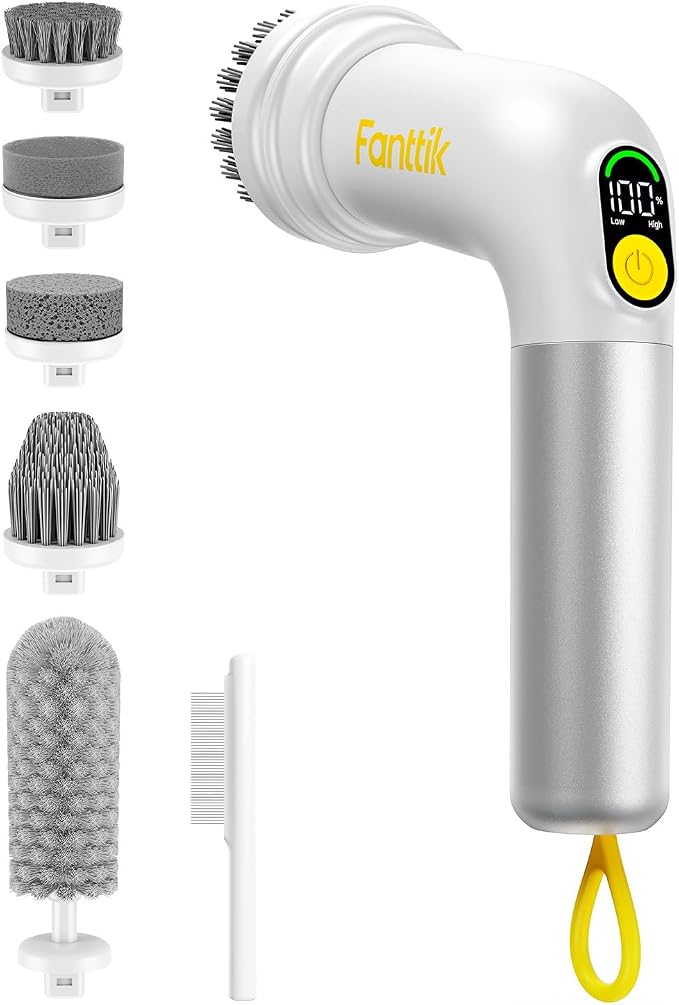Fanttik G9 Handy Cordless Electric Spin Scrubber, MagnaStorm Motor, Dual-Speed by FANTTIK%C2%AE