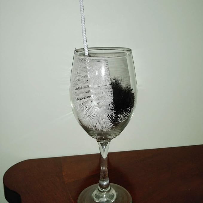 NewFerU Wire Bottle Cleaning Brush Set Small Large Thin Long Handle, Utility - Image 4