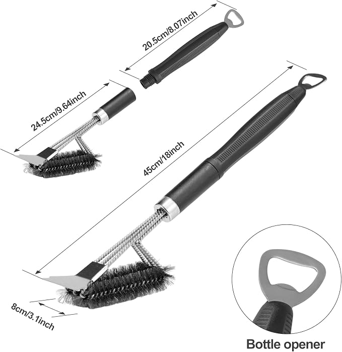 Grill Brush & Scraper BBQ Brush - Image 2