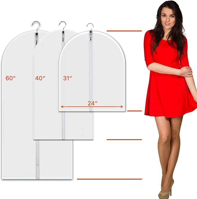 Hanging Garment Bags 12 Piece Set - Image 2