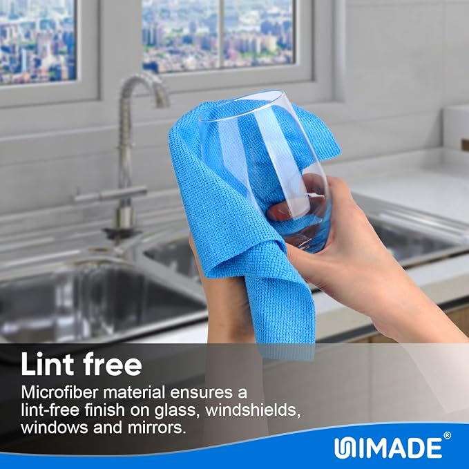 Microfiber Cleaning Cloth, 20 Pack Reusable Microfiber Towels - Image 5