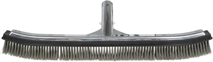Poolmaster 20183, 18 Inch, 18-Inch Aluminum-Back Swimming Pool Algae Brush - Image 2