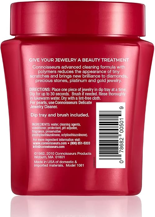 CONNOISSEURS Premium Edition Jewelry Cleaner, Value Size 9.6oz - Image 7