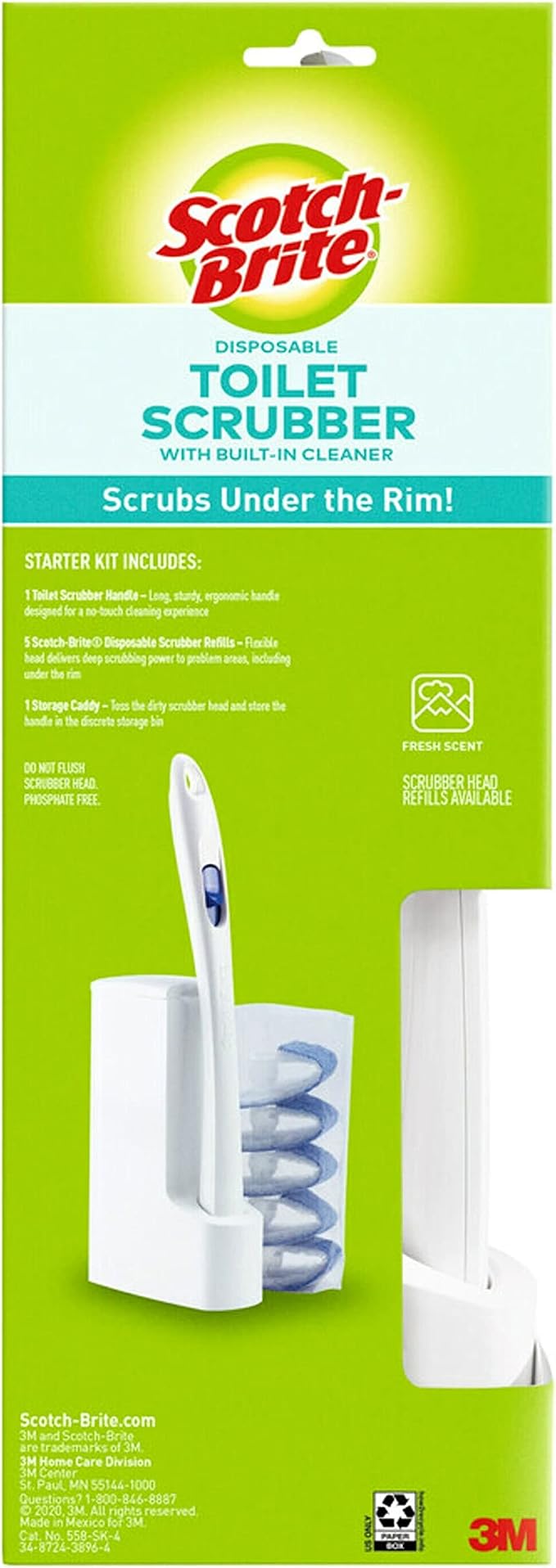Scotch-Brite Disposable Toilet Scrubber Starter Kit, Disposable Refills - Image 15
