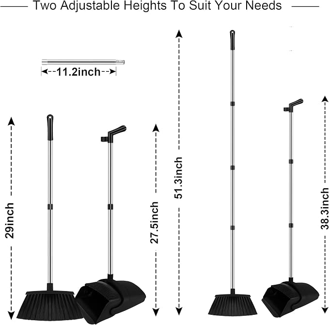 Broom and Dustpan Set, Household Broom - Image 2