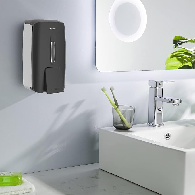 Soap Dispenser Wall Mount Adhesive Commercial Soap Dispenser 800ml No Drill - Image 9