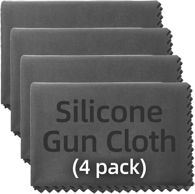 4 Pack Microfiber Silicone Gun Cleaning Cloth by Unknown
