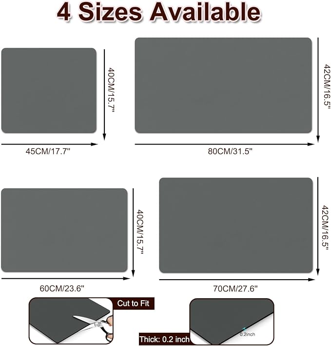 Dish Drying Mat for Kitchen, 16’’ X 18’’ Coffee Bar Mats for Countertop Fit - Image 5