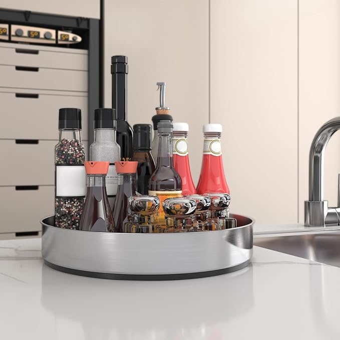 VAEHOLD Lazy Susan Turntable Spice Rack Organizer - Image 4