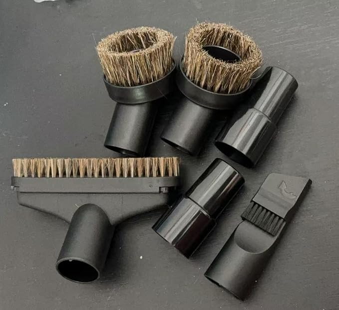 6Pack Round Soft Horse Hair Vacuum Brush Attachment - Image 9