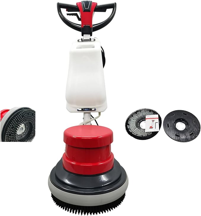 TECHTONGDA Floor Polisher & Buffer Commercial Floor Buffer Scrubber 17" Carpet by TECHTONGDA