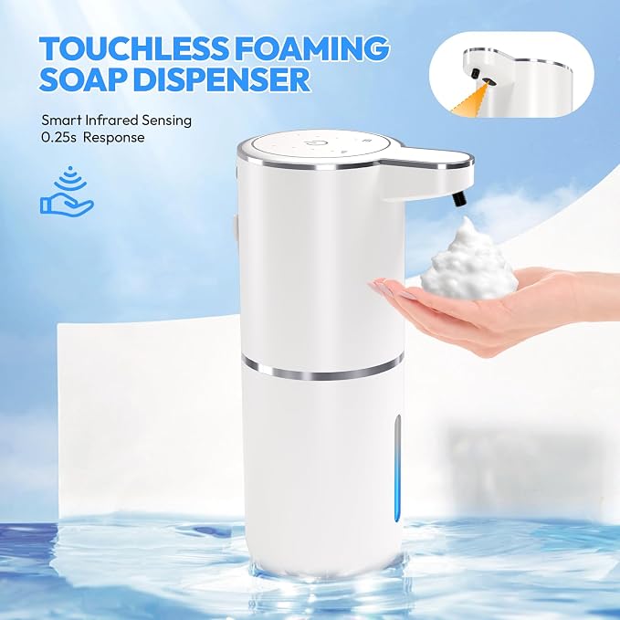 Automatic Foaming Soap Dispenser, Touchless Foam Soap Dispenser, 12.8oz - Image 7
