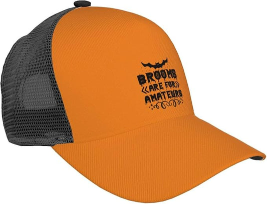 Brooms are for Amateurs Halloween Baseball Cap by Unknown