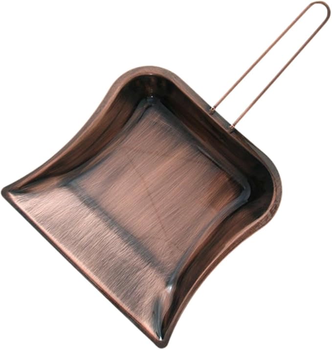 Handheld Copper Garbage Dustpan Multipurpose Sturdy Portable Table Cleaning - Image 2