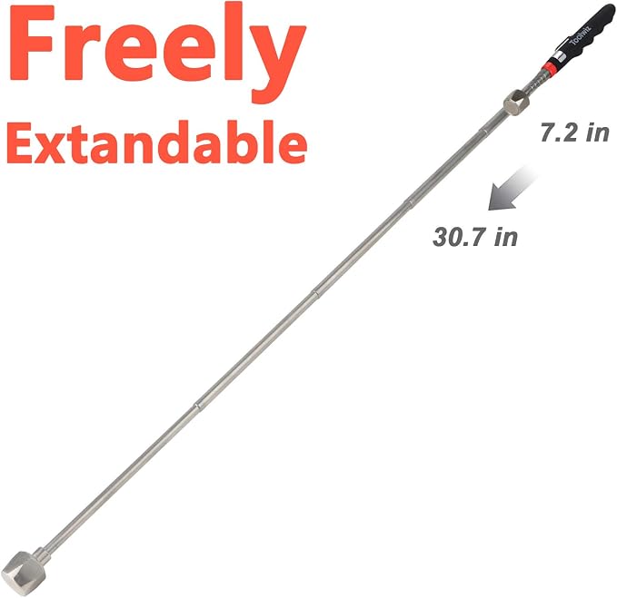 Toolwiz 17" Rolling Magnetic Sweeper 8.8lbs, - Image 8