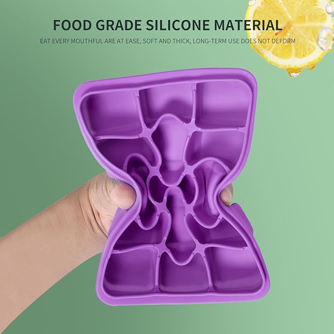 Tvmania Ice Cube Trays Set of 2, Easy Release 15 Flexible Silicone Ice Cube - Image 5