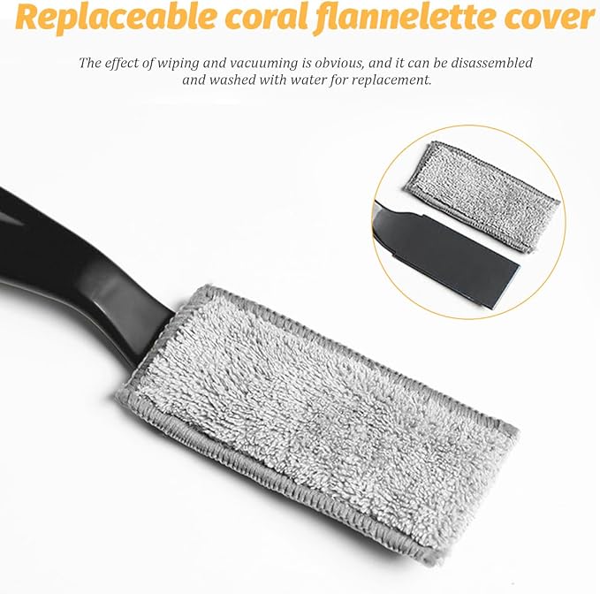 Double Head Brush for Car Clean, 2 in 1 Soft Auto Duster Detailing Cleaning - Image 3