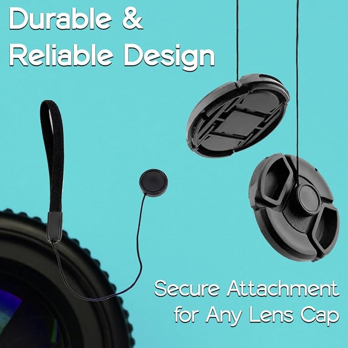 8 Pcs Lens Cap Leash Keeper Tether Holder - Image 6