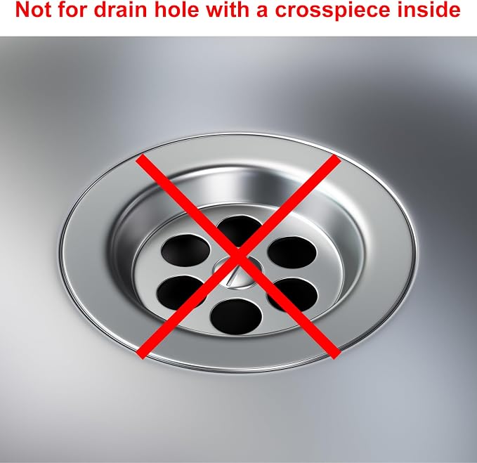uxcell 2 Pack Shower Drain Strainer, Fit Hole Size from 1.18" to 1.97" - Image 6