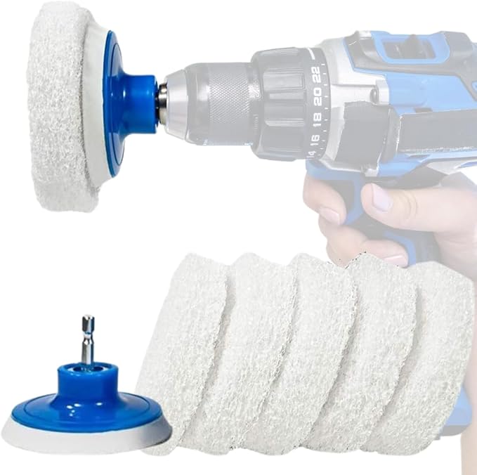 RotoScrub 7 Pack Drill Brush Set by RotoScrub