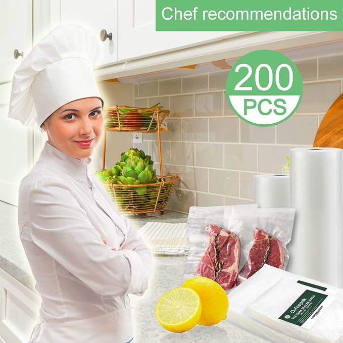 O2frepak 200 Gallon Size11" x 16" Vacuum Sealer Bags - Image 2