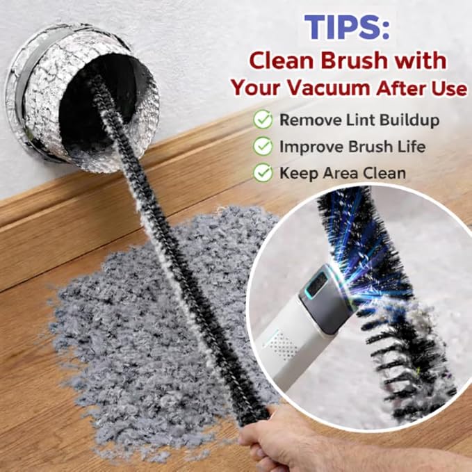 2-Pack Dryer Vent Cleaner Kit - Image 3