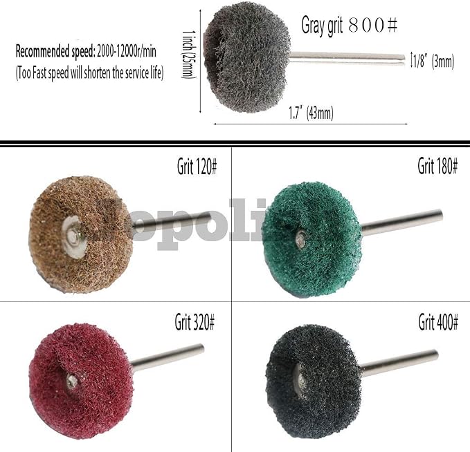 58PCS Abrasive Buffing Polishing Wheel Set - Image 2