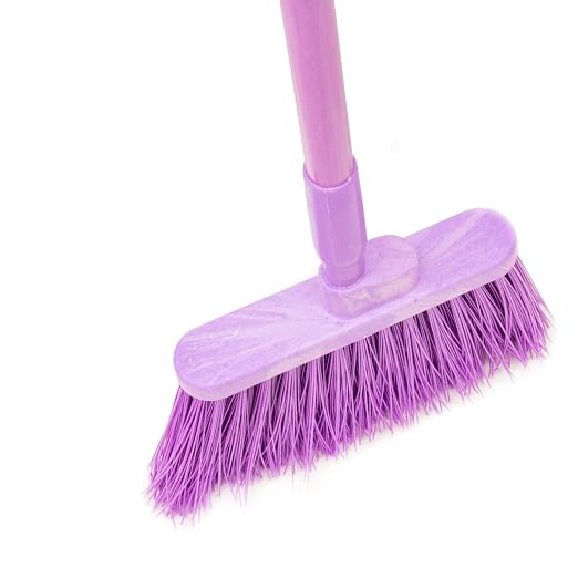 SPARTA 41083EC68 Plastic Color Coded Broom, Unflagged Bristles, Long Broom - Image 2