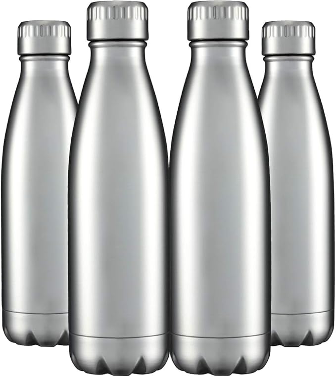 HASLE OUTFITTERS 17oz Stainless Steel Water Bottles Bulk, Vacuum Insulated by HASLEOUTFITTERS