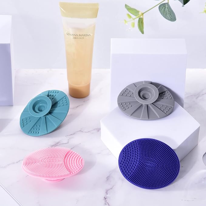 INNERNEED Silicone Face Cleansing Scrubber, Exfoliating Scrub Manual Handheld - Image 6