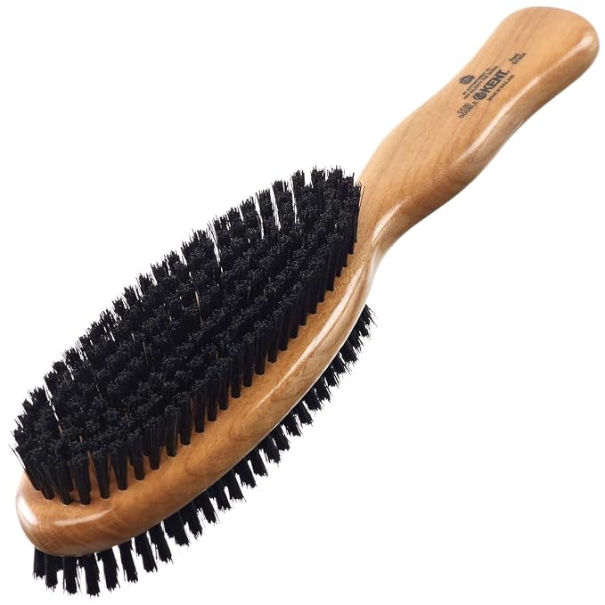 Kent CC20 Double Sided Cherrywood Clothes Brush and Lint Remover, Firm Side by KENT