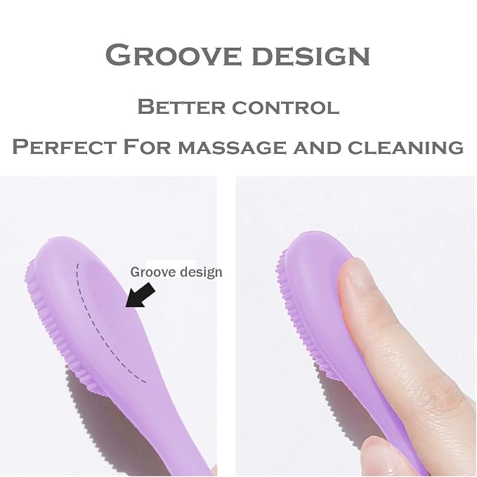 Silicone Facial Mask Applicator Face Masks Skincare Brush Facial Scrubber - Image 6