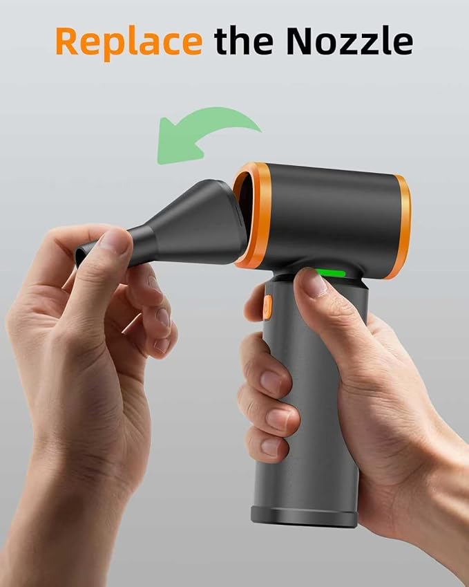 Compressed Air Duster, 290000RPM High-Velocity Electric Air Duster - Image 9