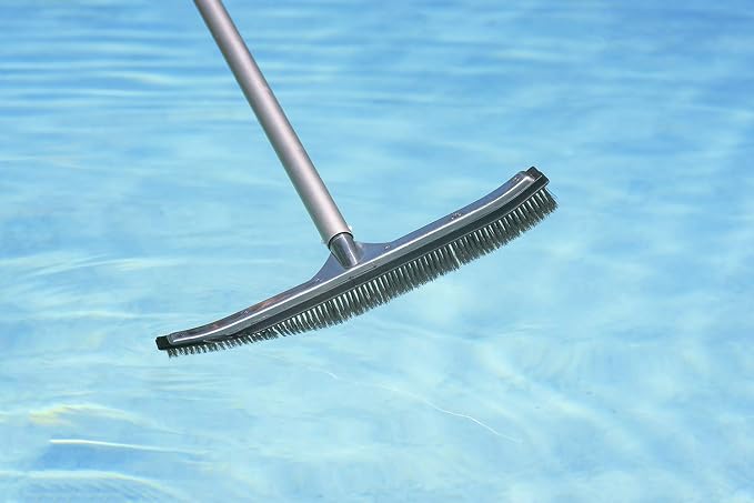 Poolmaster 20183, 18 Inch, 18-Inch Aluminum-Back Swimming Pool Algae Brush - Image 6