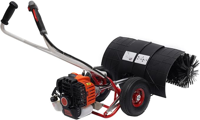 Artificial Grass Brush Sweeper 2-Stroke 52CC 2.5HP Gas Powered Walk Behind - Image 2