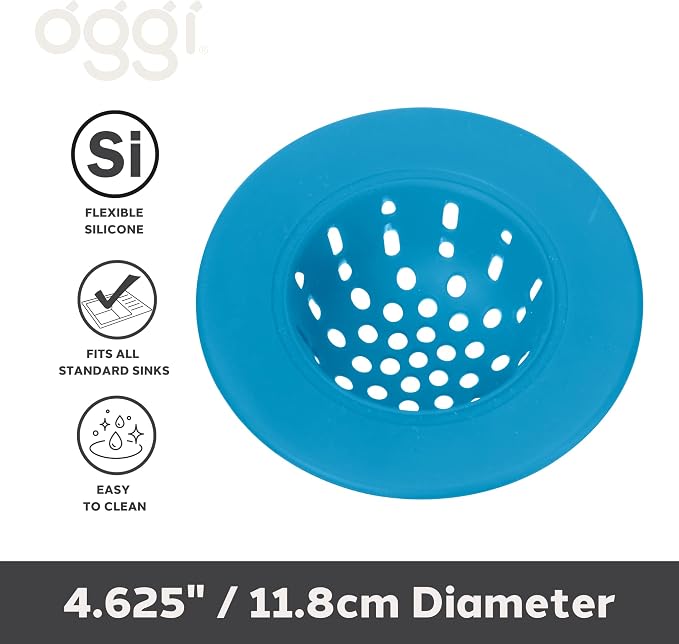 OGGI Silicone Sink Strainer- Great Kitchen Sink Strainer, Sink Drain Strainer - Image 2
