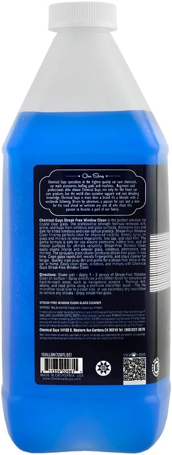 Chemical Guys CLD300 Streak Free Glass & Window Cleaner, Ammonia Free & Safe on - Image 2