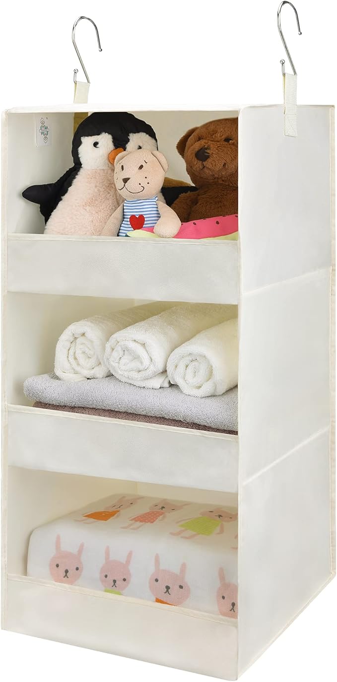 GRANNY SAYS 3-Shelf Hanging Organizer, Foldable Hanging Closet Storage by GRANNYSAYS