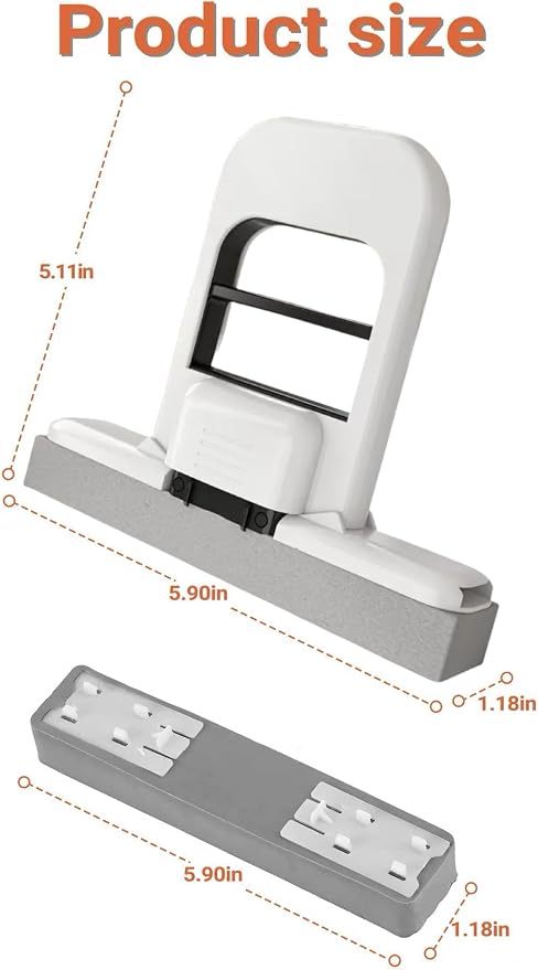 Mini Mop for Small Spaces, Foldable Self-Squeeze & Self-Wringing Wet Dry Sponge - Image 5