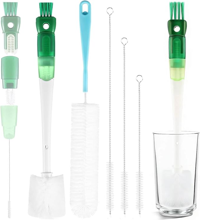 5 in 1 Water Bottle Brushes for Cleaning, Easily Cleans The Cup Mouth, and by GDFPLXW