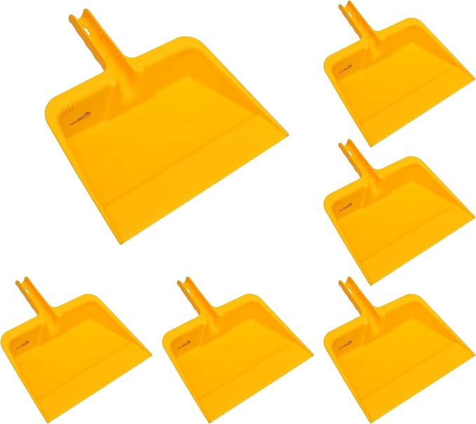 KLEEN HANDLER Heavy-Duty Plastic Handheld Dust Pan by BisonLife