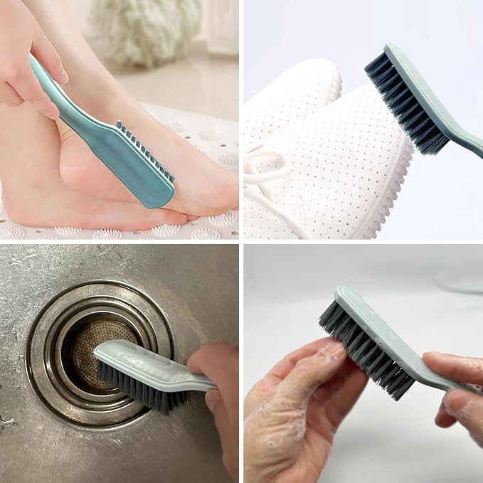 Nail Brush Foot Brush Curved Handle Grip Hand Fingernail Scrub Brush Home - Image 5